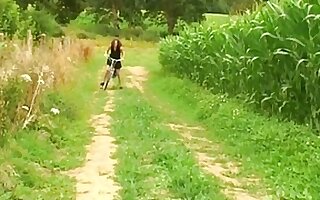 orgy in nature with voyeur papy